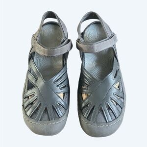 J Sport by Jambu Grey Closed Toe Trail Sandals Size 8.5